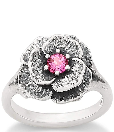 James Avery Gemstone Floral Ring