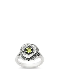 James Avery Gemstone Floral Ring