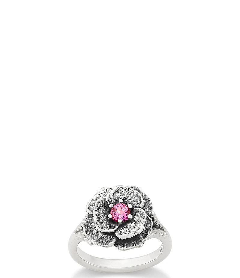 James Avery Gemstone Floral Ring