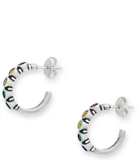 James Avery Gemstone Hoop Earrings