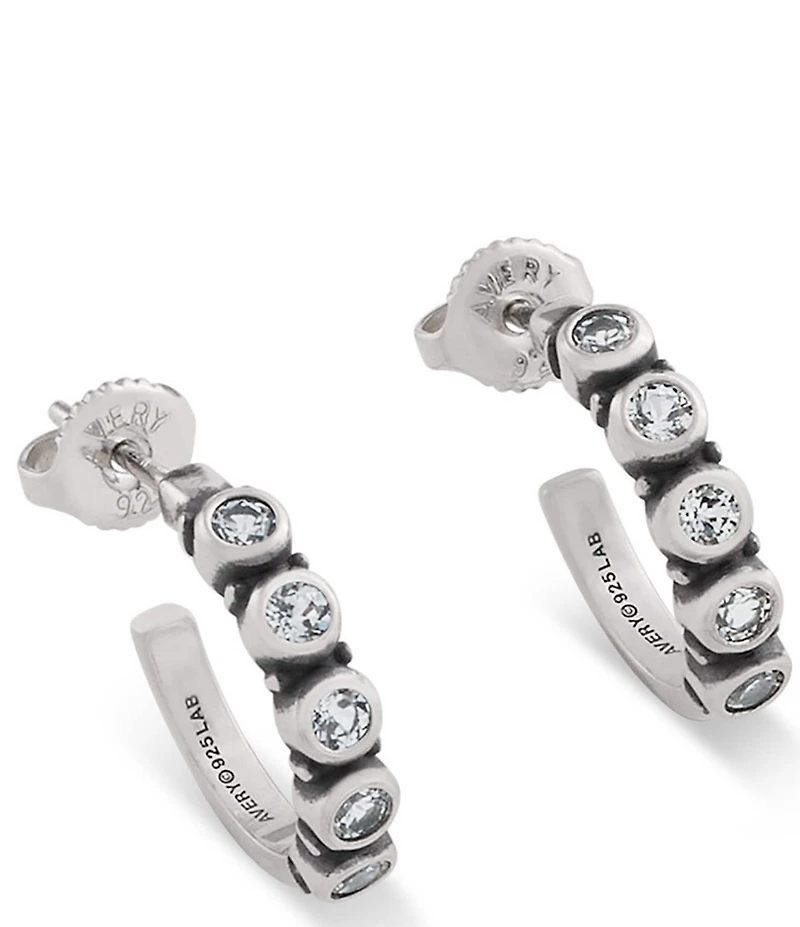 James Avery Gemstone Hoop Earrings