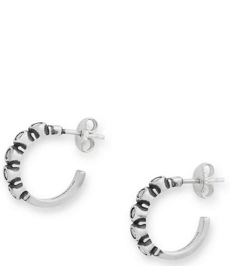 James Avery Gemstone Hoop Earrings