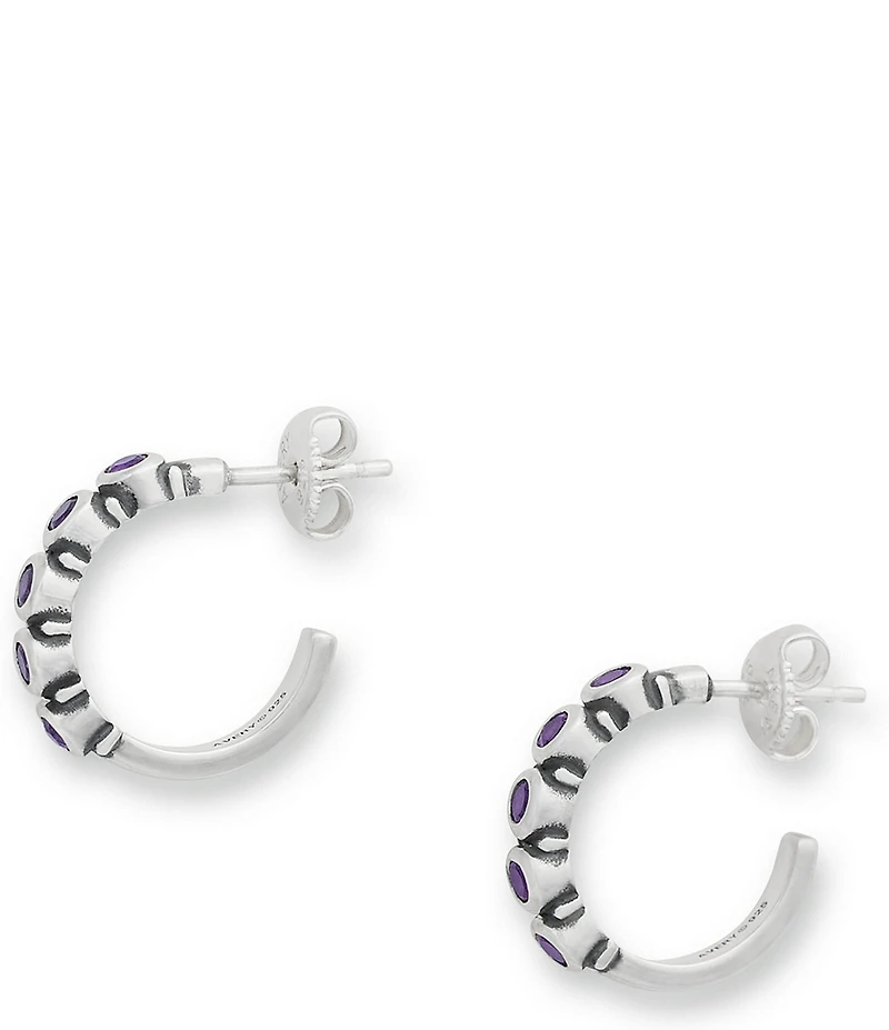 James Avery Gemstone Hoop Earrings