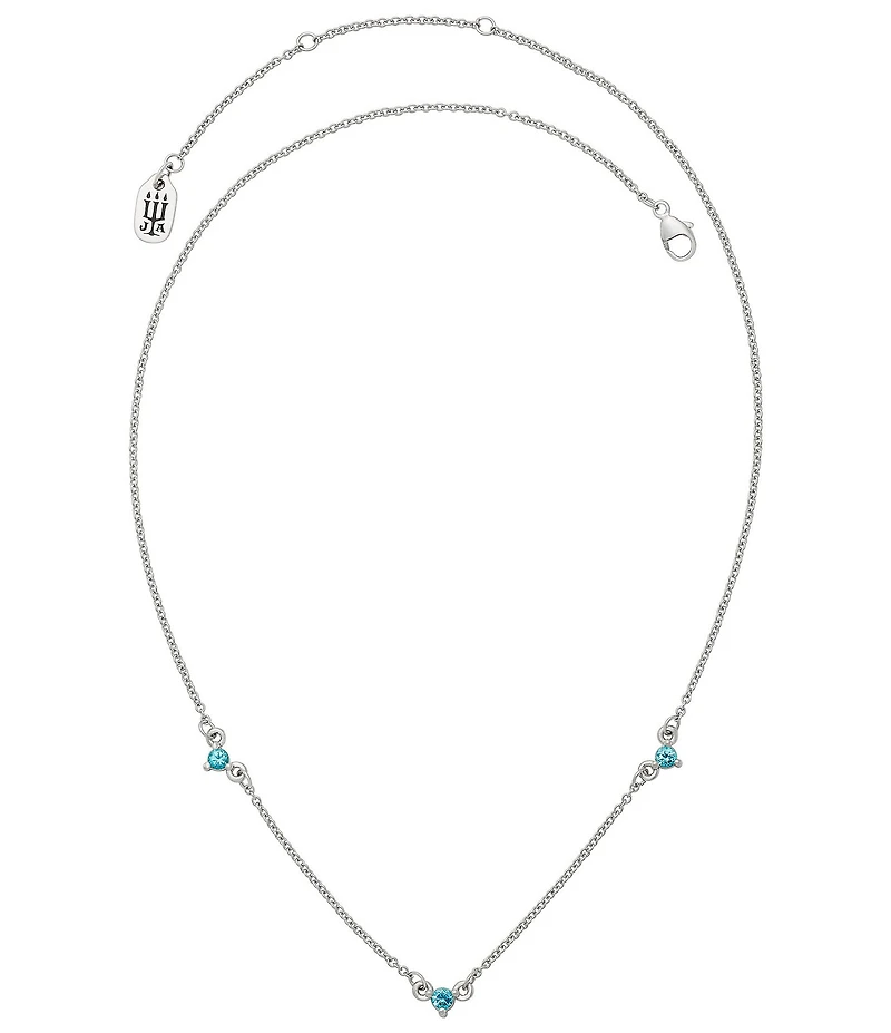 James Avery Gemstone Station Collar Necklace