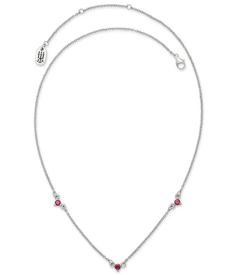 James Avery Gemstone Station Collar Necklace