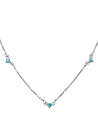 James Avery Gemstone Station Collar Necklace
