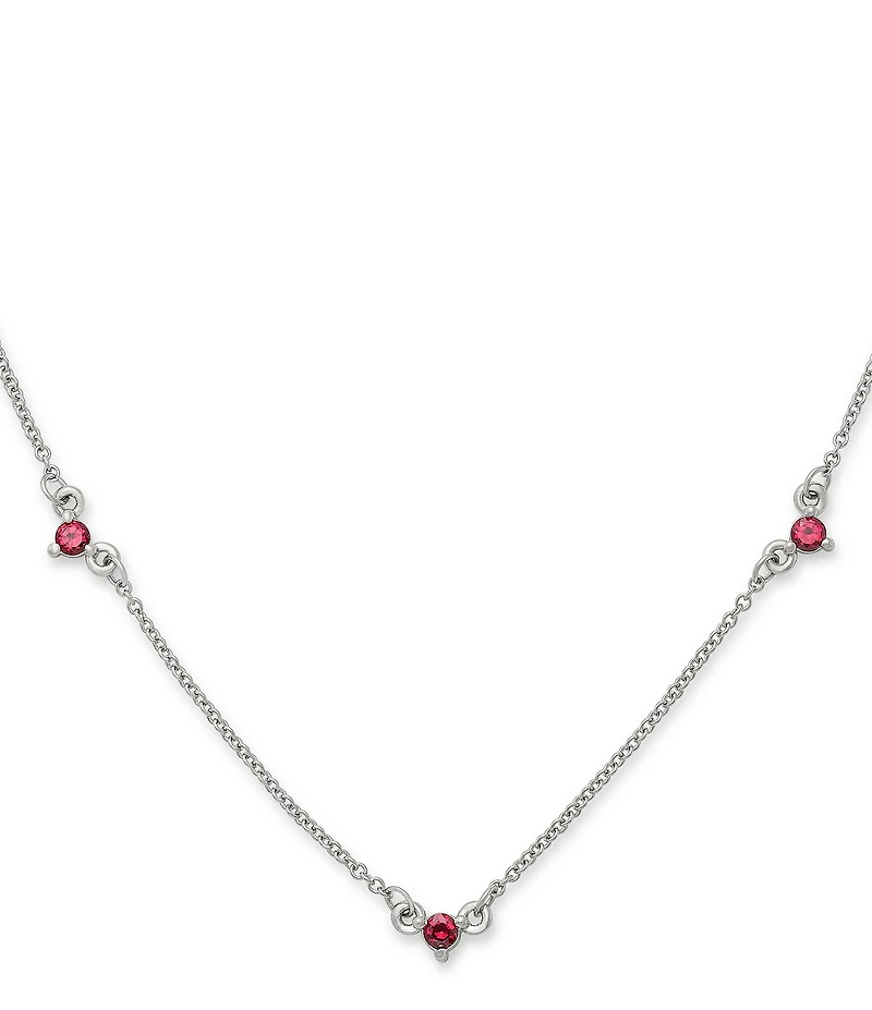 James Avery Gemstone Station Collar Necklace
