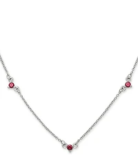 James Avery Gemstone Station Collar Necklace