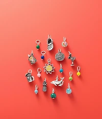 James Avery Glitter Mini Art Glass Bead Charm