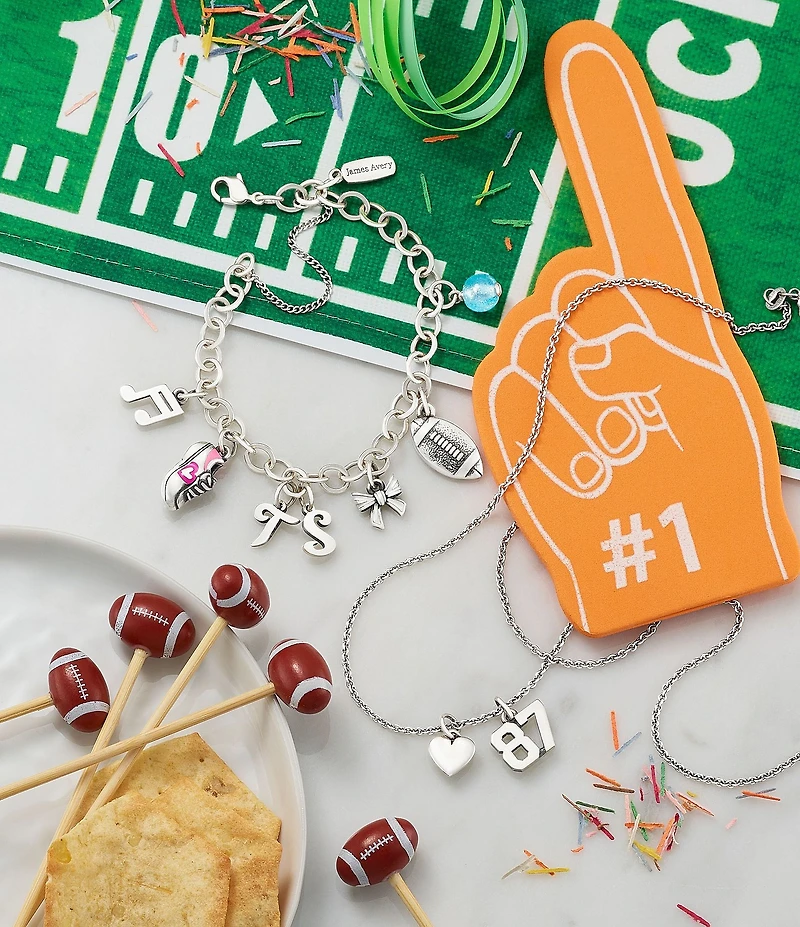 James Avery Glitter Mini Art Glass Bead Charm