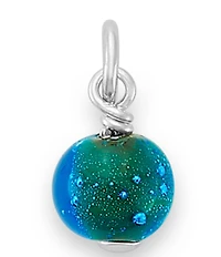 James Avery Glitter Mini Art Glass Bead Charm