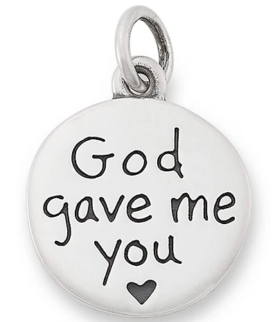 James Avery God Gave Me You Charm