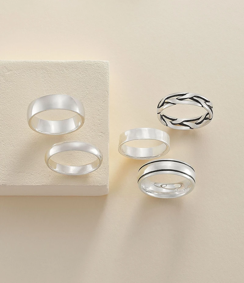 James Avery Sterling Silver Hammered Band Ring