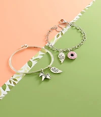 James Avery Hammered Sculptural Hook-On Bracelet