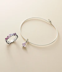 James Avery Hammered Sculptural Hook-On Bracelet