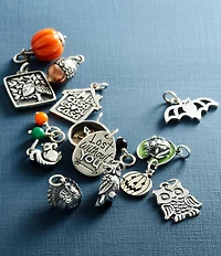 James Avery Harvest Pumpkin Art Glass Charm