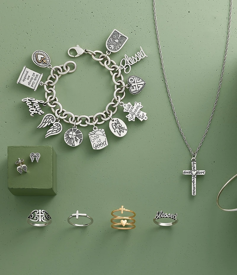 James Avery #double;Have Faith#double; Charm
