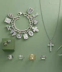 James Avery #double;Have Faith#double; Charm