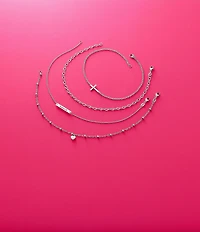 James Avery Heart Drop Ankle Bracelet