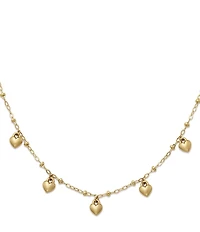 James Avery Heart Drops 14K Gold Necklace