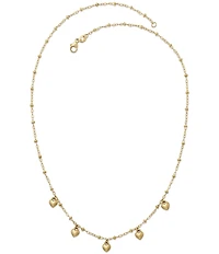 James Avery Heart Drops 14K Gold Necklace