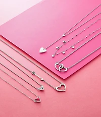 James Avery Heart Drops Necklace