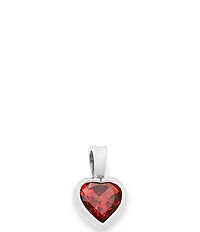 James Avery Heart Gemstone Charm