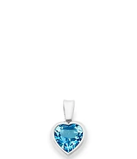 James Avery Heart Gemstone Charm