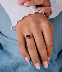 James Avery Heart Gemstone Ring