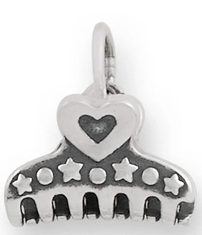 James Avery Heart Hair Clip Charm