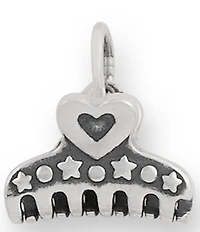 James Avery Heart Hair Clip Charm