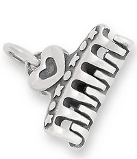 James Avery Heart Hair Clip Charm
