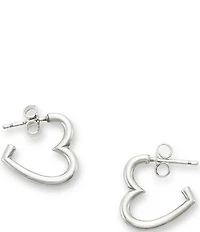 James Avery Heart Hoop Earrings