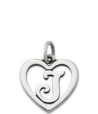 James Avery Heart Initial Charm