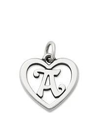 James Avery Heart Initial Charm