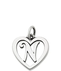 James Avery Heart Initial Charm