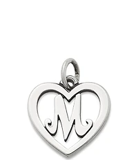 James Avery Heart Initial Charm