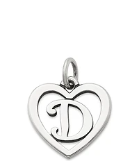 James Avery Heart Initial Charm