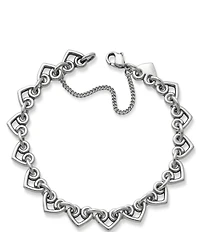 James Avery Heart Link Charm Bracelet