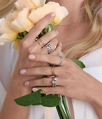 James Avery Heart of Gold Petite Dangle Ring
