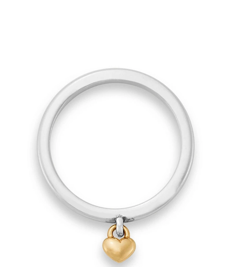 James Avery Heart of Gold Petite Dangle Ring