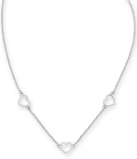 James Avery Heart Station Charm Holder Necklace
