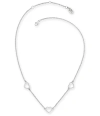 James Avery Heart Station Charm Holder Necklace