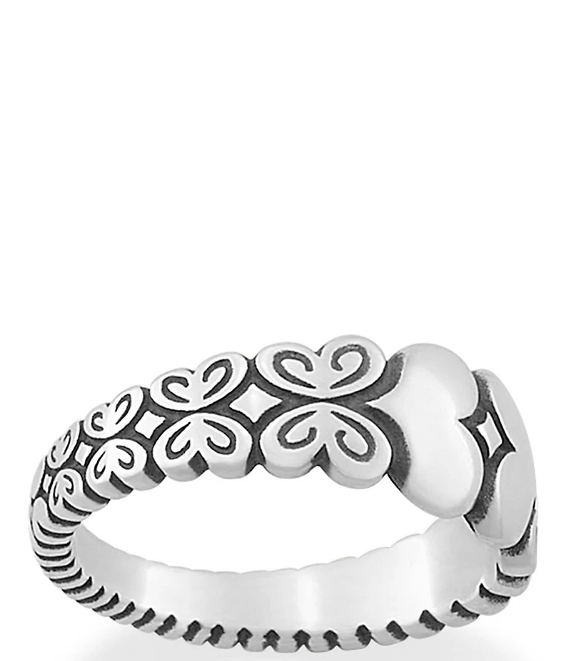 James Avery Sterling Silver Hearts and Butterflies Ring
