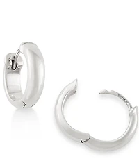 James Avery Sterling Silver Hinged Huggie Earrings