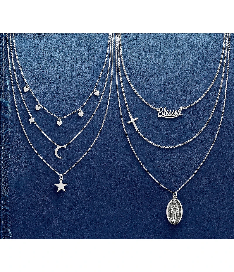 James Avery Sterling Silver Horizon Cross Necklace