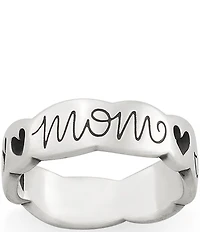 James Avery I Love You Mom Band Ring