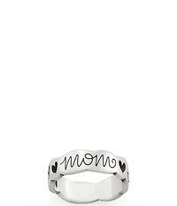 James Avery I Love You Mom Heart Band Ring