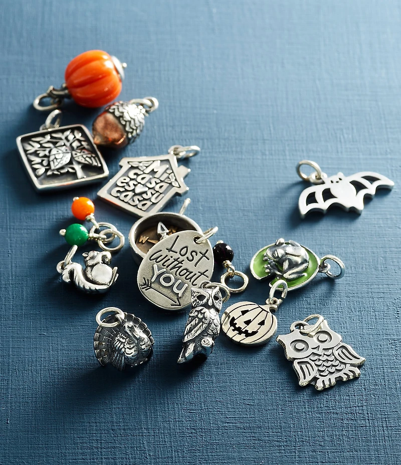 James Avery Pumpkin Jack O'Lantern Charm