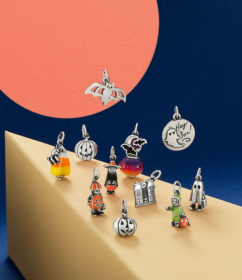 James Avery Pumpkin Jack O'Lantern Charm